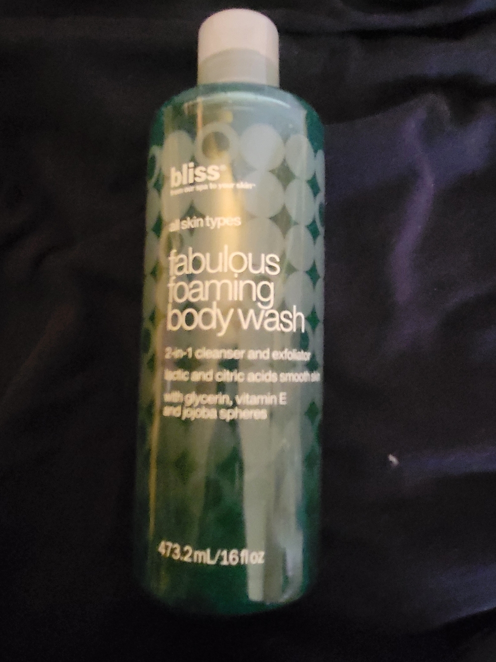 Bliss Fabulous Foaming Body Wash - Teal Green 16oz